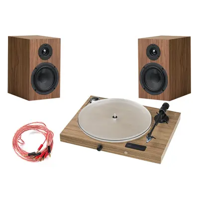 Pro-Ject Set Juke Box S2 + Speaker Box S2 Walnut Lemezjátszó kit