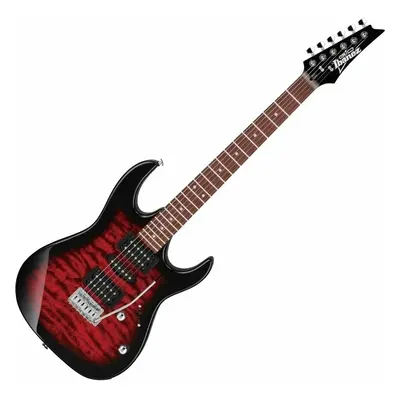 Ibanez GRX70QA-TRB Transparent Red Burst Elektromos gitár