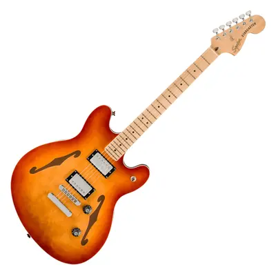 Fender Squier Affinity Series Starcaster Deluxe MN Sienna Sunburst Félakusztikus - jazz-gitár