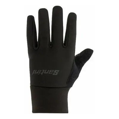 Santini Colore Winter Gloves Nero Kesztyű kerékpározáshoz