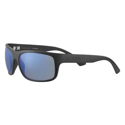 Serengeti Pistoia Matte Black/Mineral Polarized Blue Sport szemüveg