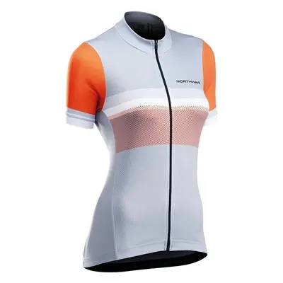 Northwave Womens Origin Short Sleeve Dzsörzi Ice/Orange