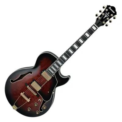 Ibanez AG95QA-DBS Dark Brown Sunburst Félakusztikus - jazz-gitár