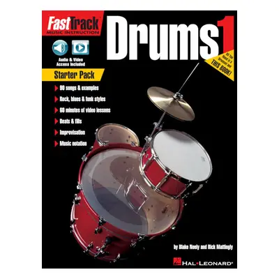 Hal Leonard FastTrack - Drums Method Starter Pack Kották