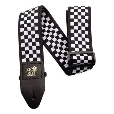 Ernie Ball Classic Jacquard Textil gitár heveder Black & White