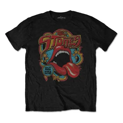 The Rolling Stones Ing Retro 70s Vibe Unisex Black