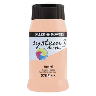 Daler Rowney System3 Akril festék Peach Pink ml db