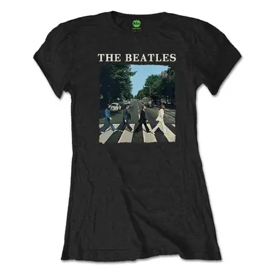 The Beatles Ing Abbey Road & Logo Womens Black