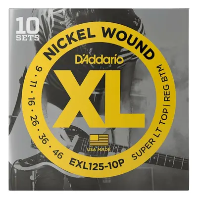 D'Addario EXL125-10P Elektromos gitárhúrok