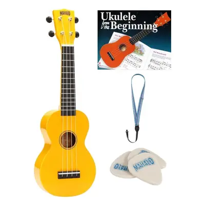 Mahalo MR1-YW SET Yellow Szoprán ukulele