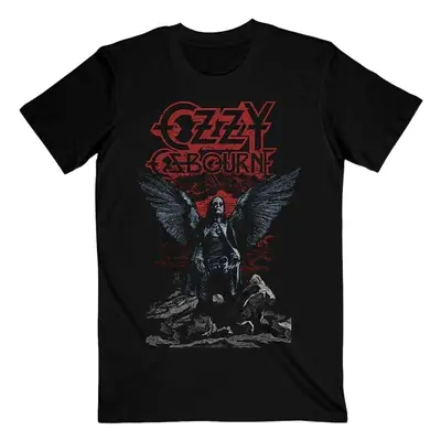 Ozzy Osbourne Ing Angel Wings Unisex Black