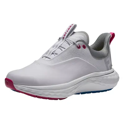 Footjoy Quantum White/Blue/Pink Női golfcipők