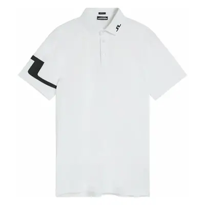 J.Lindeberg Heath Regular Fit Golf White Rövid ujjú póló