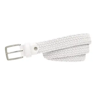 Alberto Basic Braided Womens White cm Szalag