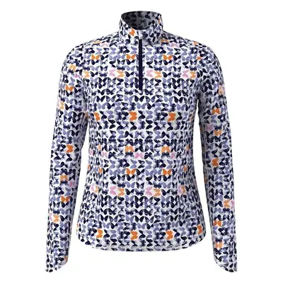 Callaway Metamorphosis Printed Sun Protection Womens Brilliant White Rövid ujjú póló