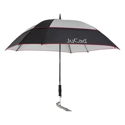 Jucad Telescopic Windproof With Pin Esernyő Black/Silver/Red