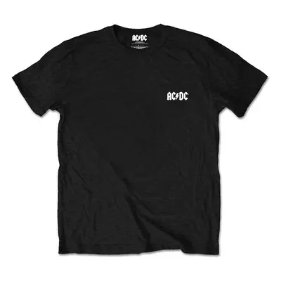 AC/DC Ing About To Rock (Back Print) Unisex Black