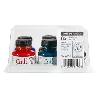 Daler Rowney Calli Kalligrafikus tintakészlet x 29,5 ml