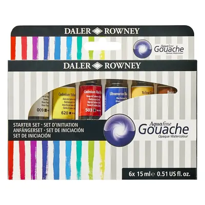 Daler Rowney Aquafine Gouache festékek készlete Starter Set x ml