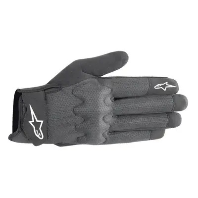 Alpinestars Stated Air Gloves Black/Silver Motoros kesztyűk