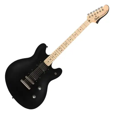 Fender Squier Contemporary Active Starcaster MN Flat Black Félakusztikus - jazz-gitár