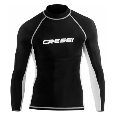 Cressi Rash Guard Man Hosszú ujjú póló Black/White