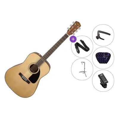 Fender CD-60 NA V3 Deluxe SET Natural Akusztikus gitár