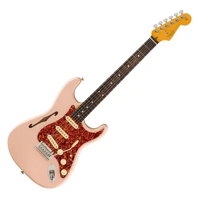 Fender FSR American Professional II Stratocaster Thinline RW Transparent Shell Pink Elektromos g