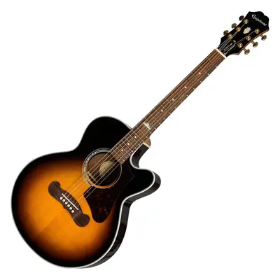 Epiphone EJ-200SCE Coupe Vintage Sunburst Elektroakusztikus gitár