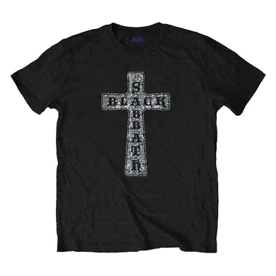 Black Sabbath Ing Cross Unisex Black