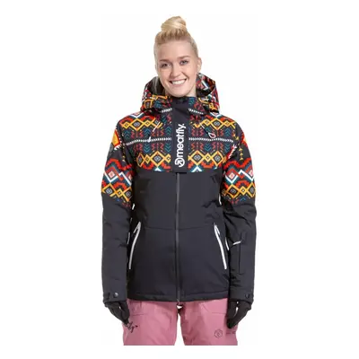 Meatfly Kirsten Womens SNB and Ski Jacket Black Síkabát