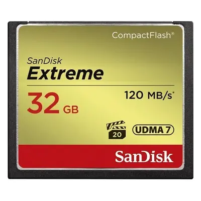 SanDisk Extreme CompactFlash GB SDCFXSB-032G-G46 CompactFlash GB Memóriakártya