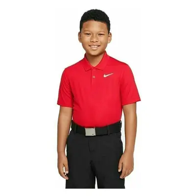 Nike Dri-Fit Victory Boys Golf University Red/White Rövid ujjú póló