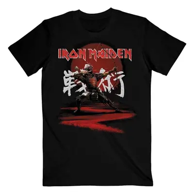 Iron Maiden Ing Senjutsu Eddie Archer Kanji Unisex Black