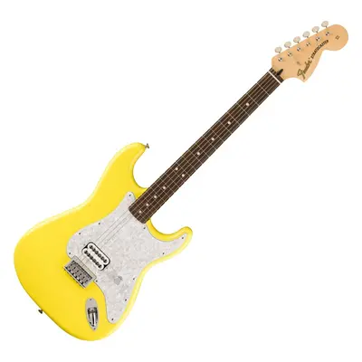 Fender Limited Edition Tom Delonge Stratocaster Graffiti Yellow Elektromos gitár