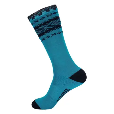 Dale of Norway Cortina Knee Sock Turquoise/Navy Zoknik