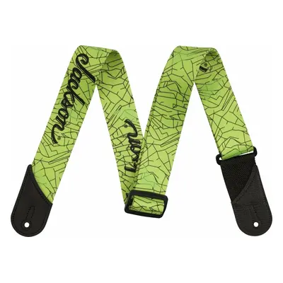 Jackson Cracked Mirror Strap Textil gitár heveder Green