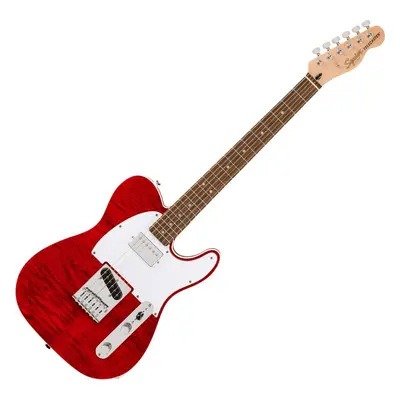 Fender Squier Affinity Series Telecaster FMT SH LRL Crimson Red Transparent Elektromos gitár