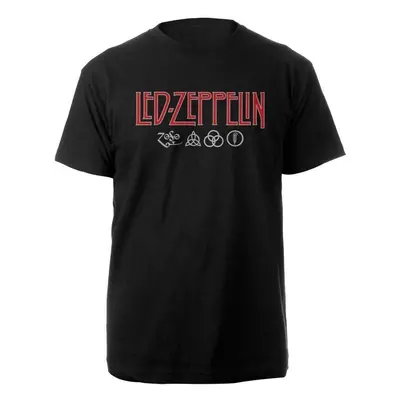 Led Zeppelin Ing Logo & Symbols Unisex Black