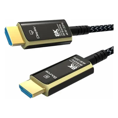 PremiumCord Ultra High Speed HDMI 2.1 Optical fiber 8K 8K m Videó kábel