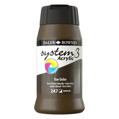 Daler Rowney System3 Akril festék Raw Umber ml db