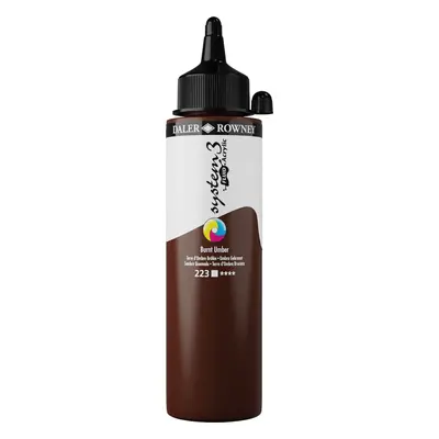 Daler Rowney System3 Akril festék Burnt Umber ml db