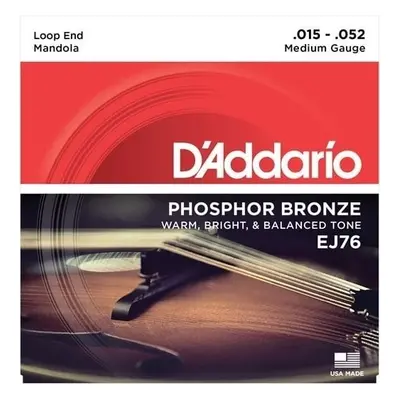 D'Addario EJ76 Mandolin húr