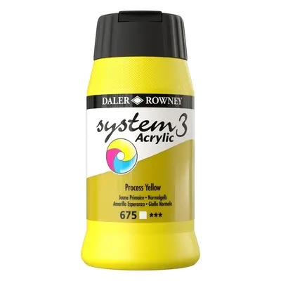 Daler Rowney System3 Akril festék Process Yellow ml db