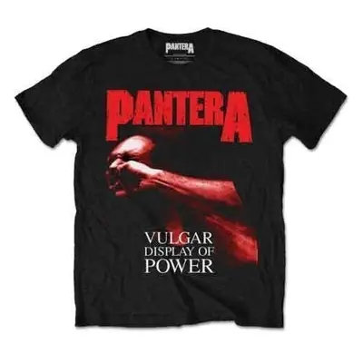 Pantera Ing Red Vulgar Unisex Black