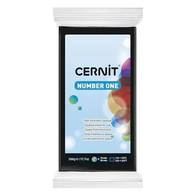 Cernit Polymer Clay N°1 Polimer gyurma Black g