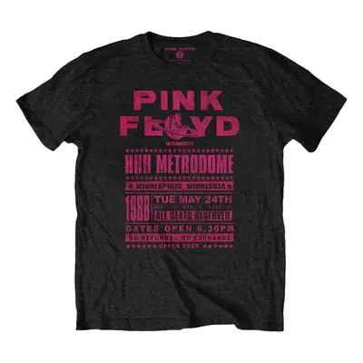 Pink Floyd Ing Metrodome '88 Unisex Black