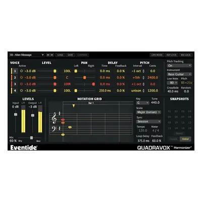 Eventide Quadravox (Digitális termék)