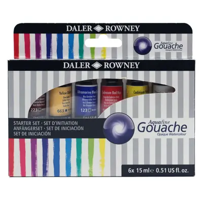 Daler Rowney Aquafine Gouache festékek készlete Introduction Set x ml