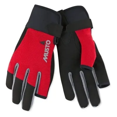 Musto Essential Sailing Long Finger True Red Vitorlás kesztyű